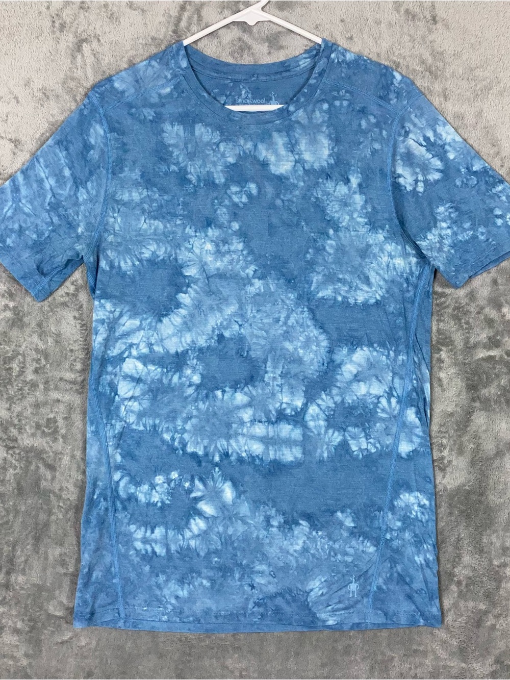 Smartwool T Shirt Mens Small Blue Dye Merino Wool 150 Base Layer Hiking Outdoor